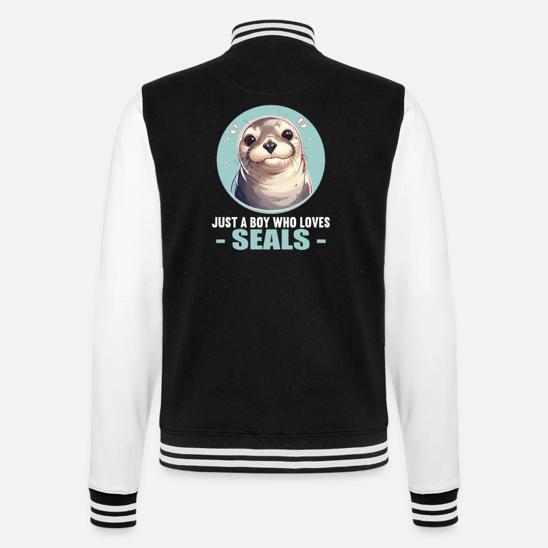 Robben Robbe - College-Sweatjacke - Schwarz/Weiß