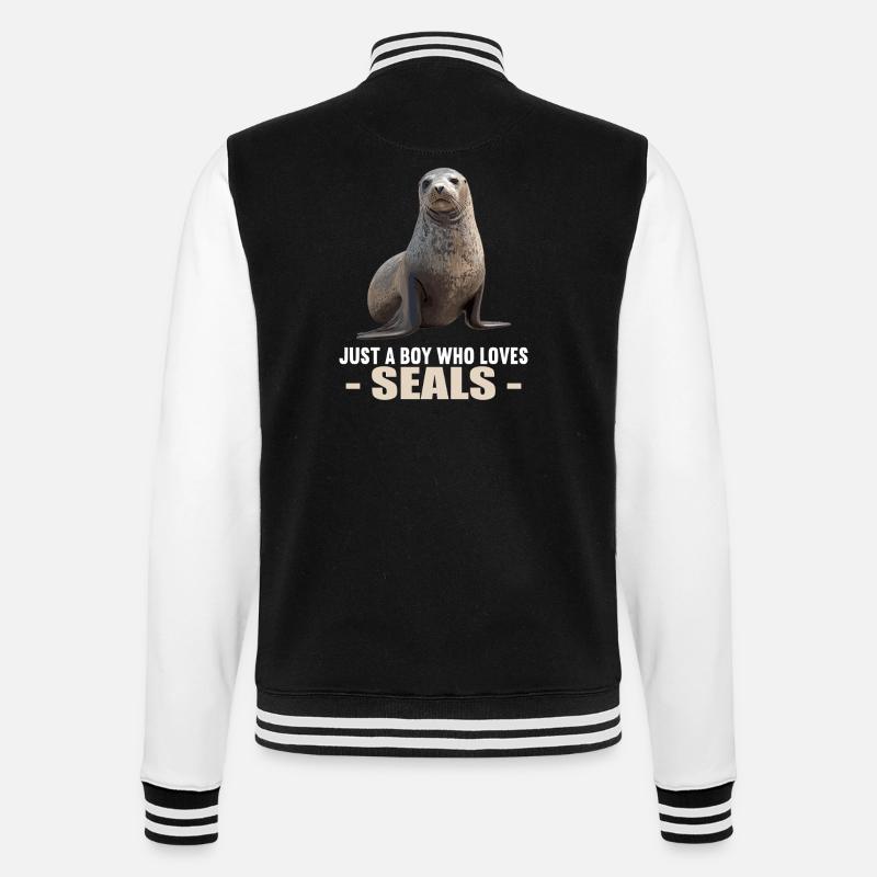Robben Robbe - College-Sweatjacke - Schwarz/Weiß