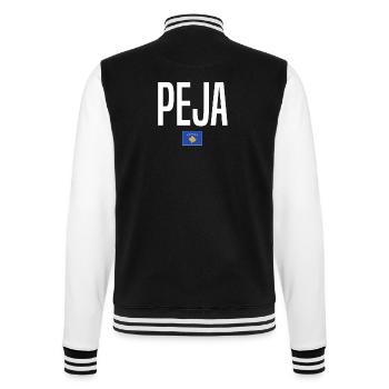 Peja, Kosovo - Veste Teddy - noir/blanc - Dos - Marisol (170cm)