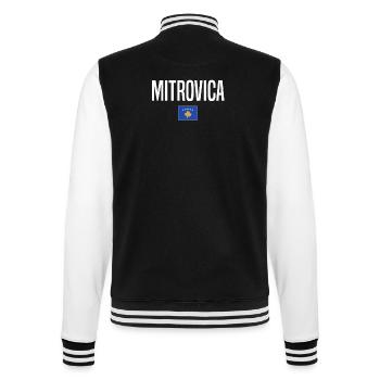 Mitrovica, Kosovo - Veste Teddy - noir/blanc - Dos - Marisol (170cm)