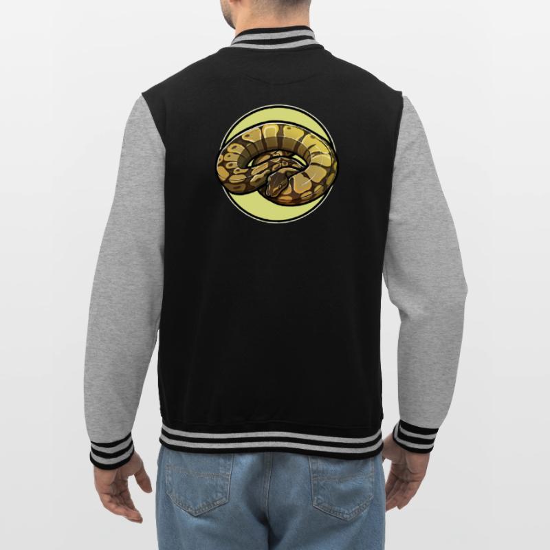 Ball Python King Python King Python College Sweat Jacket