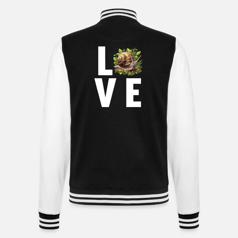 Escargots Escargot - Veste Teddy - noir/blanc
