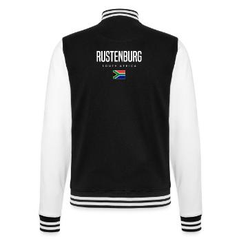 Rustenburg Südafrika - College-Sweatjacke - Schwarz/Weiß - Hinten - Marisol (170cm)