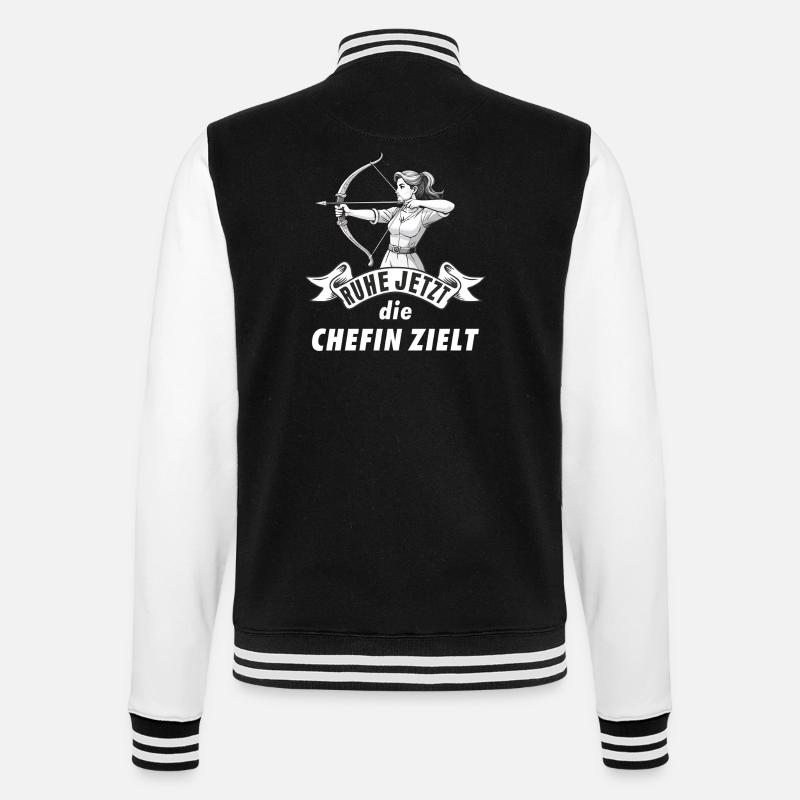 Archeresse - Veste Teddy - noir/blanc