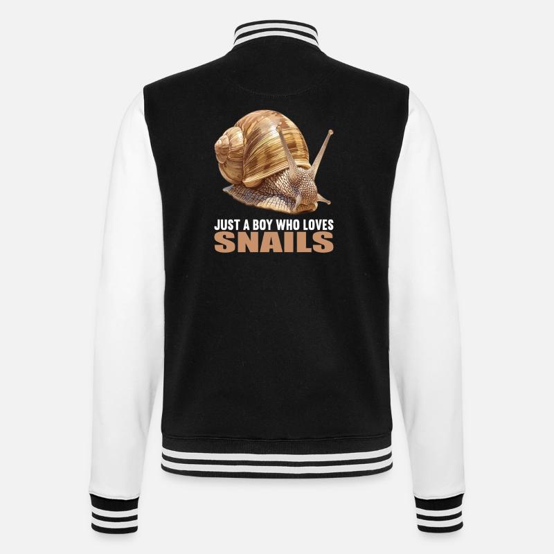Escargots Escargot - Veste Teddy - noir/blanc