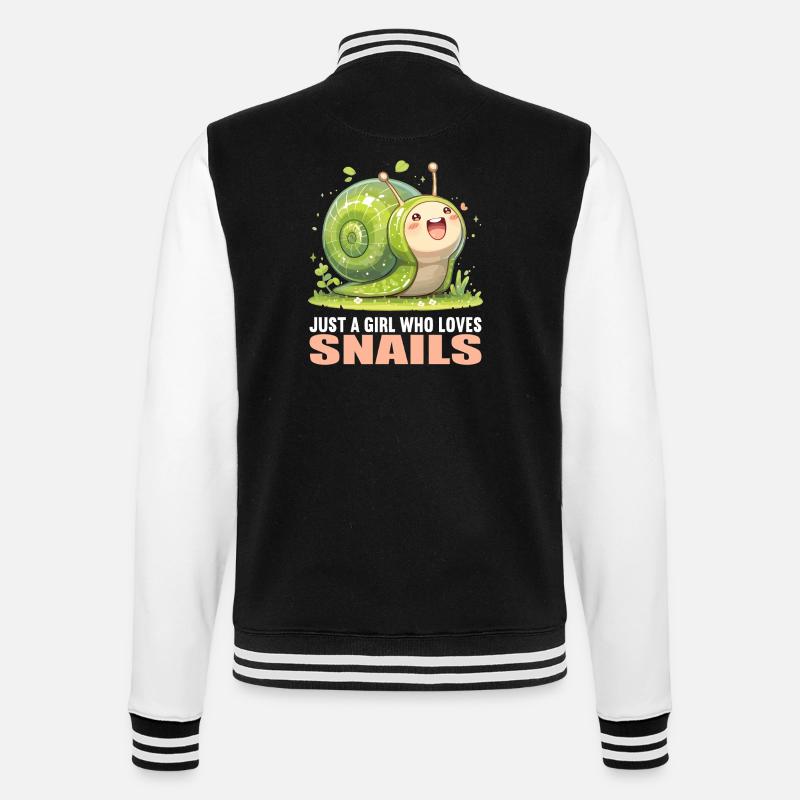 Escargots Escargot - Veste Teddy - noir/blanc