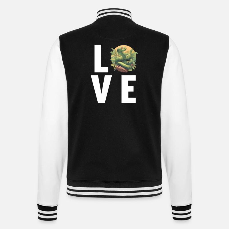 Serpents Serpent - Veste Teddy - noir/blanc