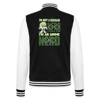 Anime Manga Otaku Kawaii Japan Cosplay Comic - College-Sweatjacke - Schwarz/Weiß - Hinten - Marisol (170cm)