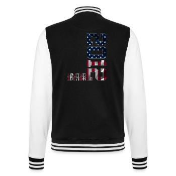 LIMITED EDITION 2012 USA 14. GEBURTSTAG - College-Sweatjacke - Schwarz/Weiß - Hinten - Marisol (170cm)