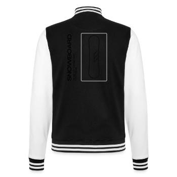 Snowboard - Oubliez vos soucis ! - Veste Teddy - noir/blanc - Dos - Marisol (170cm)