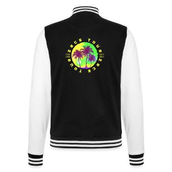 Zrce Tour Palm Tree Holidays - Veste Teddy - noir/blanc - Dos - Marisol (170cm)
