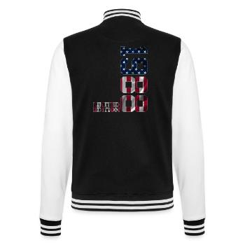 ÉDITION LIMITÉE 1988 USA 38E ANNIVERSAIRE - Veste Teddy - noir/blanc - Dos - Marisol (170cm)