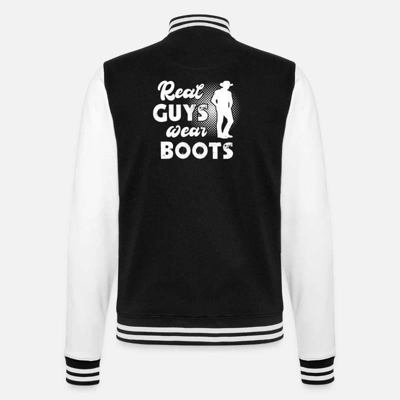 Line Dancing Line Dancer - College Sweat Jacket - black/white