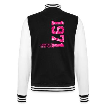 55. GEBURTSTAG PINK LIMITED EDITION 1971 - College-Sweatjacke - Schwarz/Weiß - Hinten - Marisol (170cm)