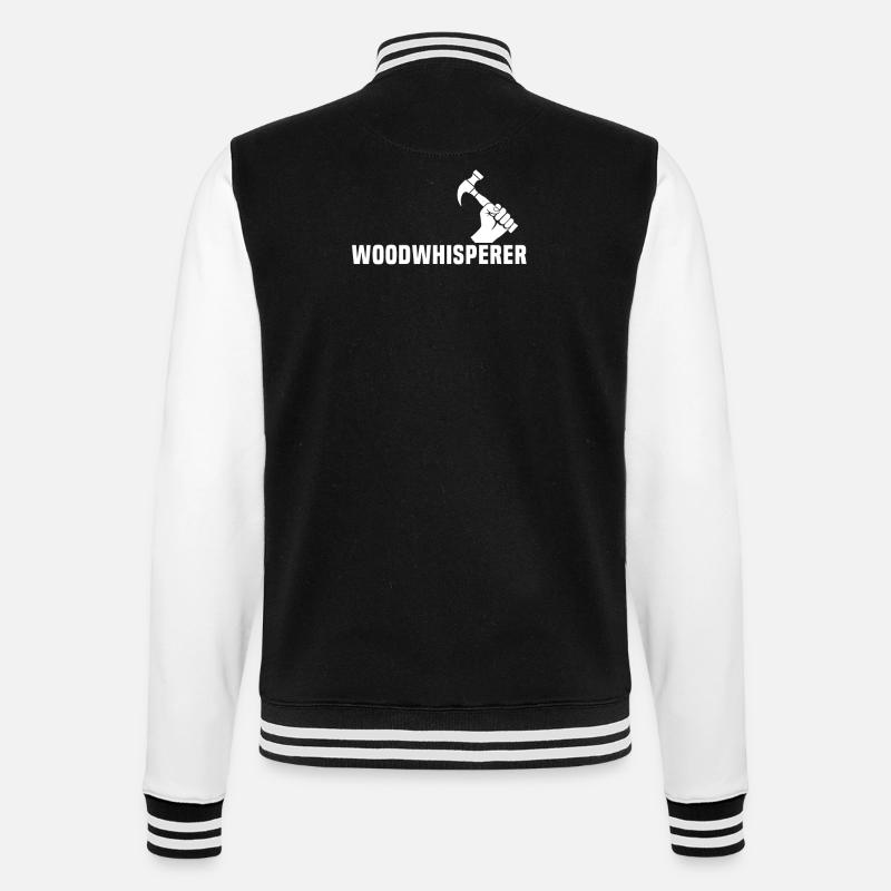 Charpentier, charpentier, charpentier, - Veste Teddy - noir/blanc