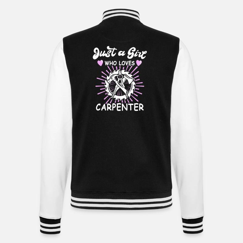 Charpentier, charpentier, charpentier, - Veste Teddy - noir/blanc