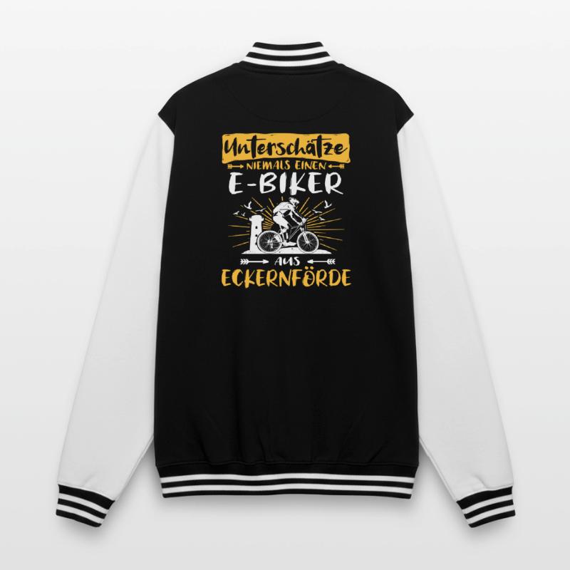 Ebike Eckernförde Ebiking Eckernförderer E-Biker College-Sweatjacke