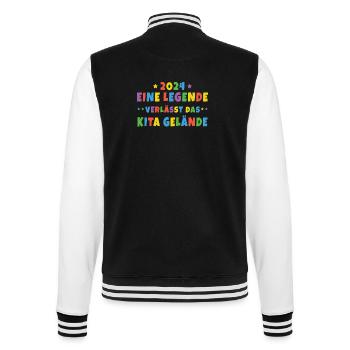 2024 Eine Legende Kita Absolvent - College-Sweatjacke - Schwarz/Weiß - Hinten - Marisol (170cm)