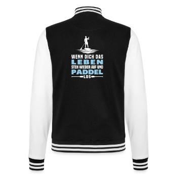 Stand Up Paddling SUP - College-Sweatjacke - Schwarz/Weiß - Hinten - Marisol (170cm)