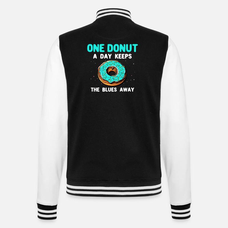Donut Dear Donut Lovers - College Sweat Jacket - black/white