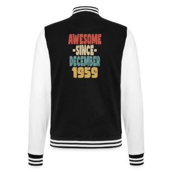 Génial Décembre 1959 - Veste Teddy - noir/blanc - Dos - Marisol (170cm)