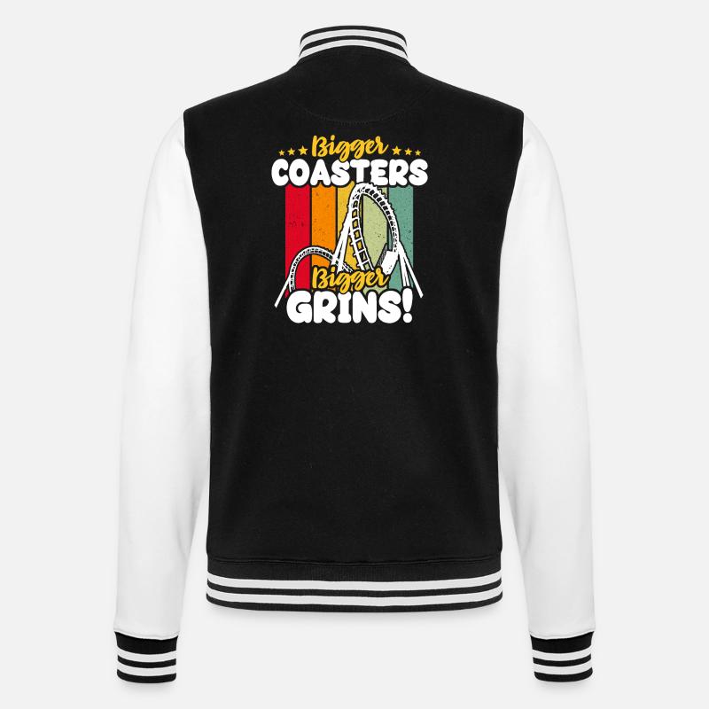Roller Coaster Roller Coaster Lovers - College Sweat Jacket - black/white