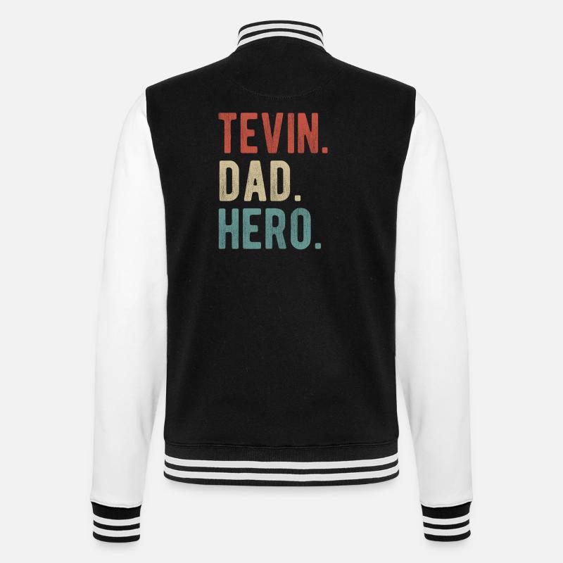 Tevin Papa Held - College-Sweatjacke - Schwarz/Weiß