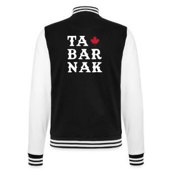 Tabarnak Je Me Barre Au Canada Feuille D'érable - Veste Teddy - noir/blanc - Dos - Marisol (170cm)