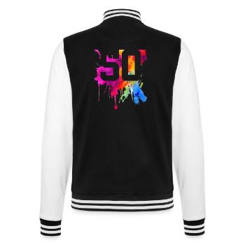 50 YEARS 50TH BIRTHDAY - College Sweat Jacket - black/white - Back - Marisol (170cm)