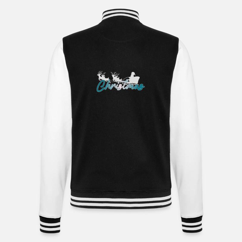 Christmas sledge - College-Sweatjacke - Schwarz/Weiß