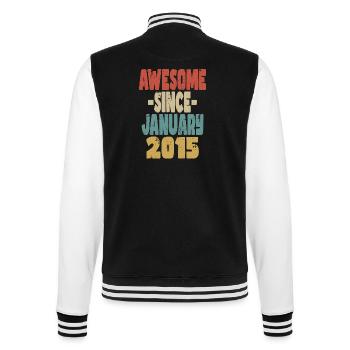 Génial Janvier 2015 - Veste Teddy - noir/blanc - Dos - Marisol (170cm)