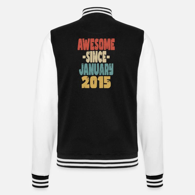 Génial Janvier 2015 - Veste Teddy - noir/blanc