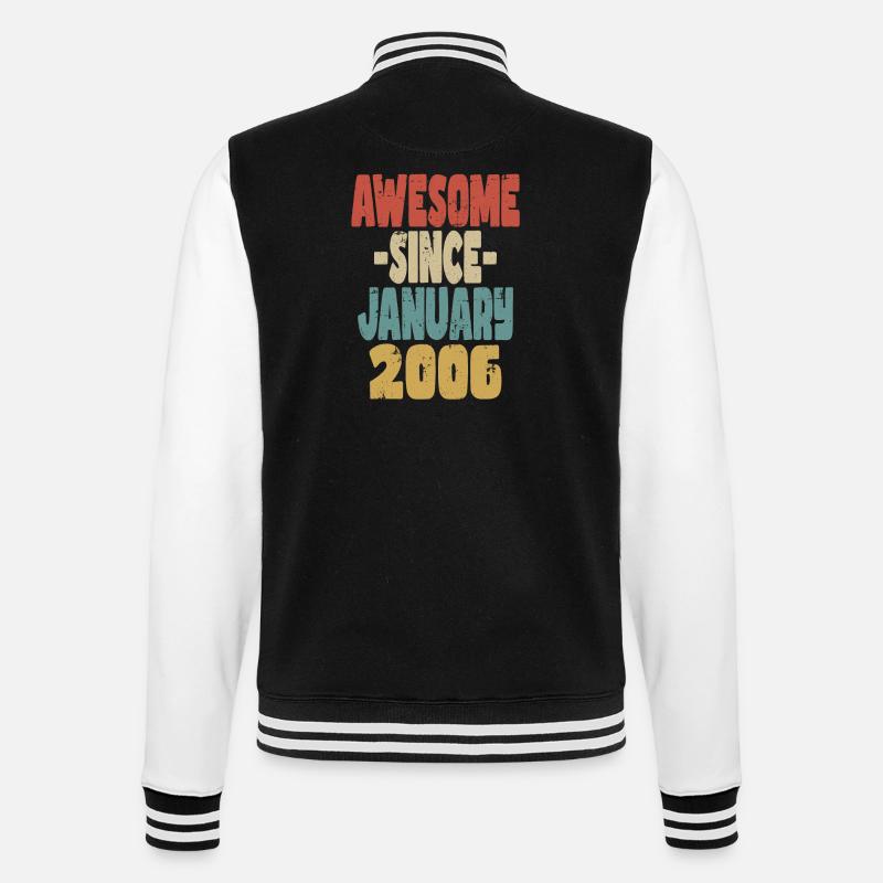 Génial Janvier 2006 - Veste Teddy - noir/blanc