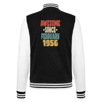 Génial Février 1956 - Veste Teddy - noir/blanc - Dos - Marisol (170cm)
