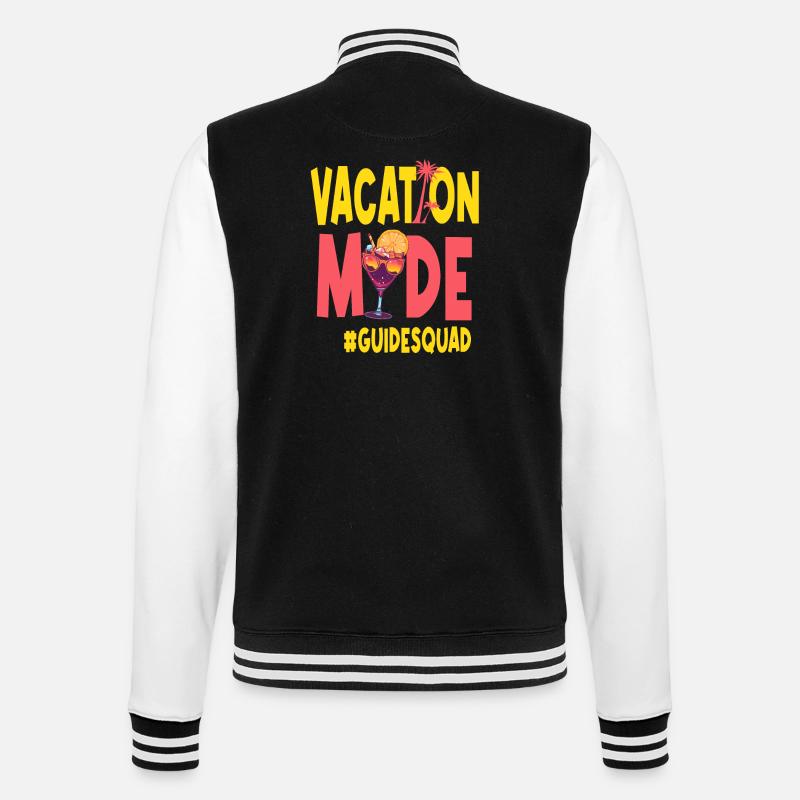 Guide Vacances Vacy Mode Guidesquad - Veste Teddy - noir/blanc