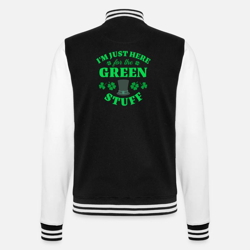 Fête de la Saint-Patrick - Veste Teddy - noir/blanc