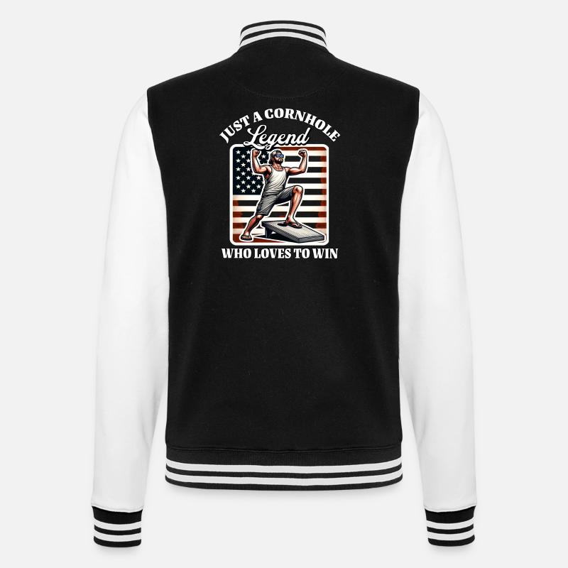 Légende de Sacklock - Veste Teddy - noir/blanc