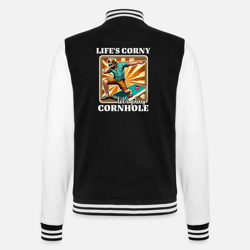 Cornhole - College Sweat Jacket - black/white