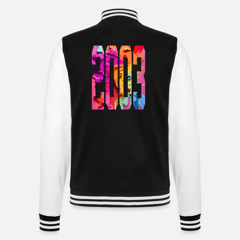 BUNT 23E ANNIVERSAIRE 2003 - Veste Teddy - noir/blanc