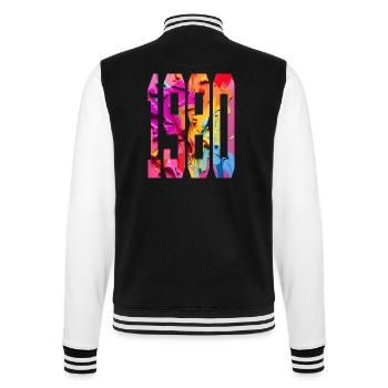 BUNT 46E ANNIVERSAIRE 1980 - Veste Teddy - noir/blanc - Dos - Marisol (170cm)