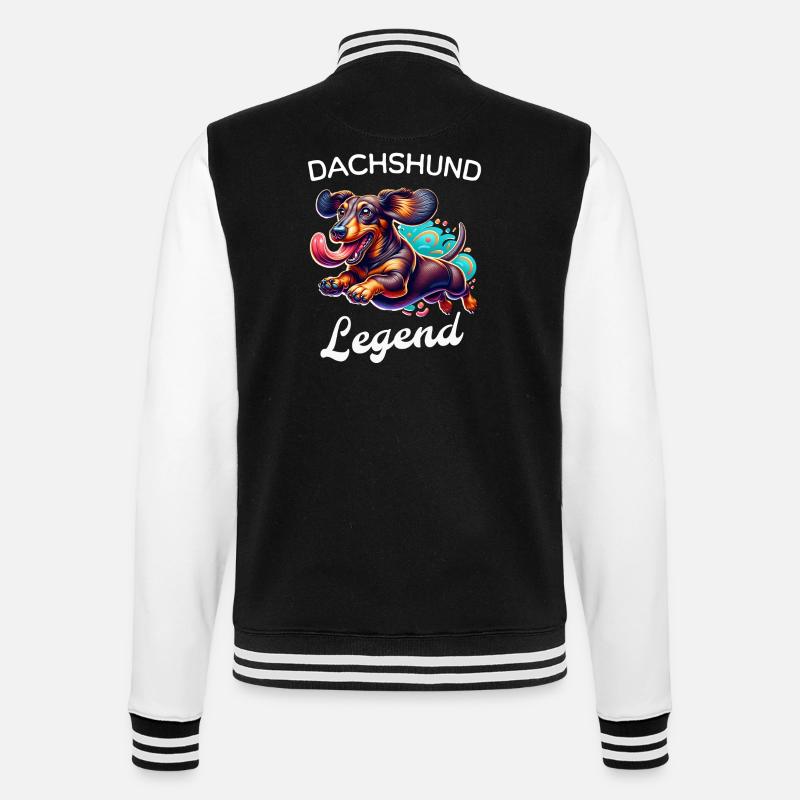 Teckel Légende Teckel - Veste Teddy - noir/blanc