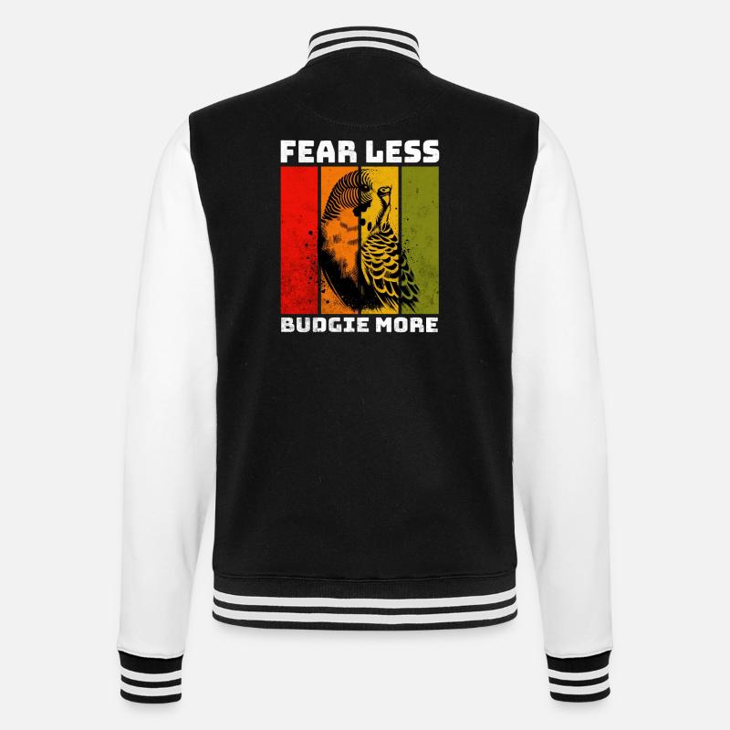 Dictons de perruche - Veste Teddy - noir/blanc