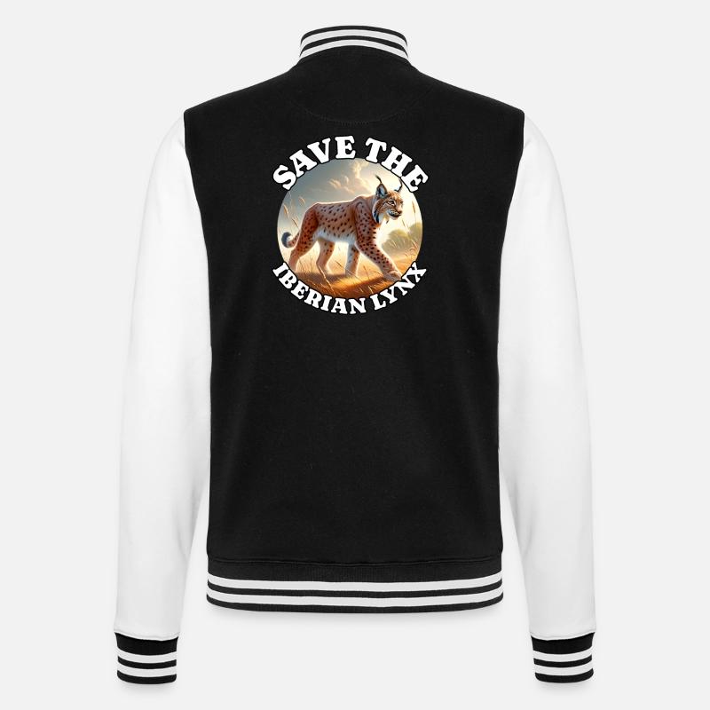 Lynx pardelle - Veste Teddy - noir/blanc