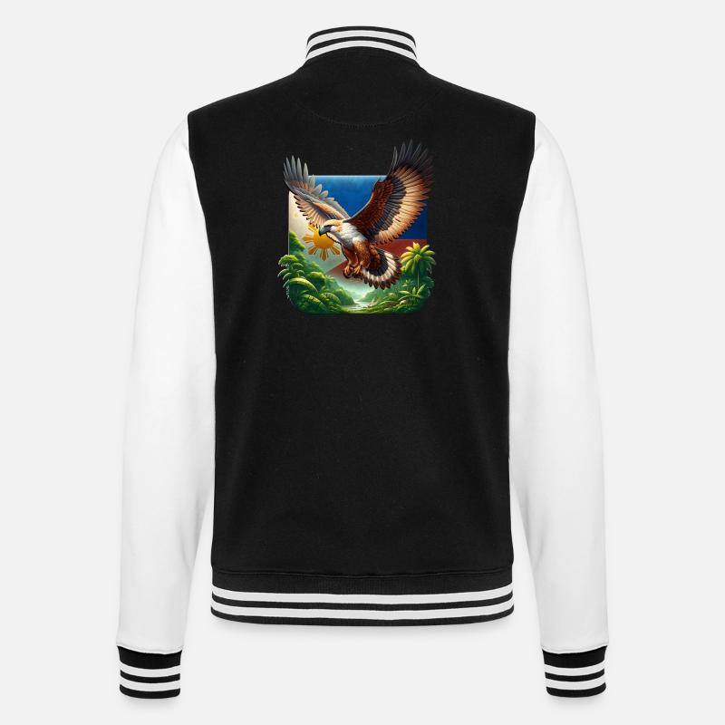 Aigle singe - Veste Teddy - noir/blanc
