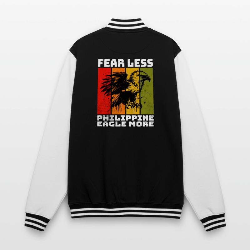 Philippine Eagle Monkey Eagle College Sweat Jacket