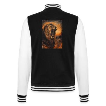 Löwe - College-Sweatjacke - Schwarz/Weiß - Hinten - Marisol (170cm)
