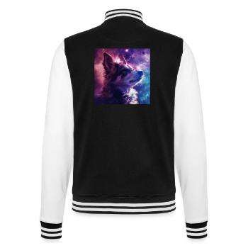 Chien - Veste Teddy - noir/blanc - Dos - Marisol (170cm)