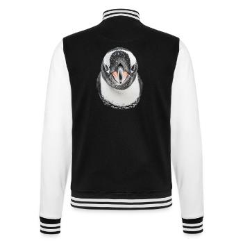 Penguin - College Sweat Jacket - black/white - Back - Marisol (170cm)