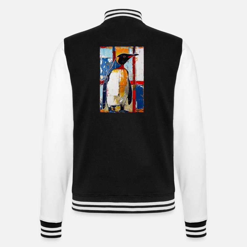 Pingouin - Veste Teddy - noir/blanc