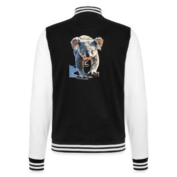 Koala - College-Sweatjacke - Schwarz/Weiß - Hinten - Marisol (170cm)
